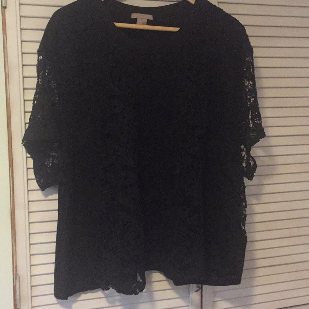 GUC Lace overlay T-shirt